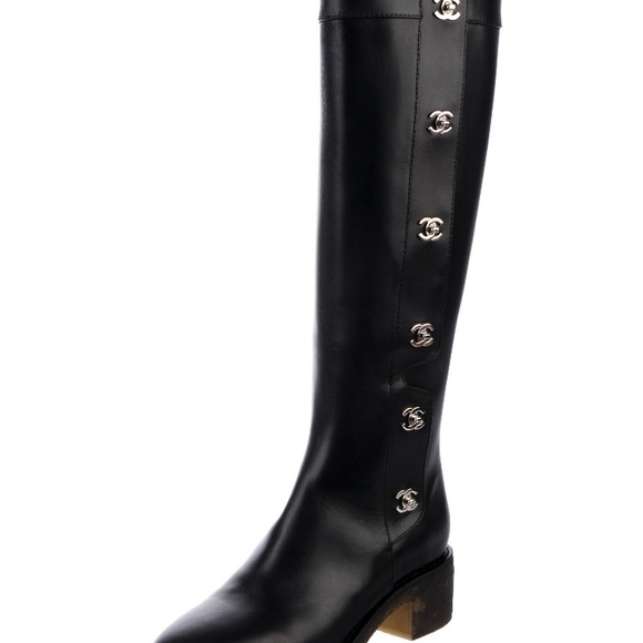 Chanel interlocking cc boots Clearance